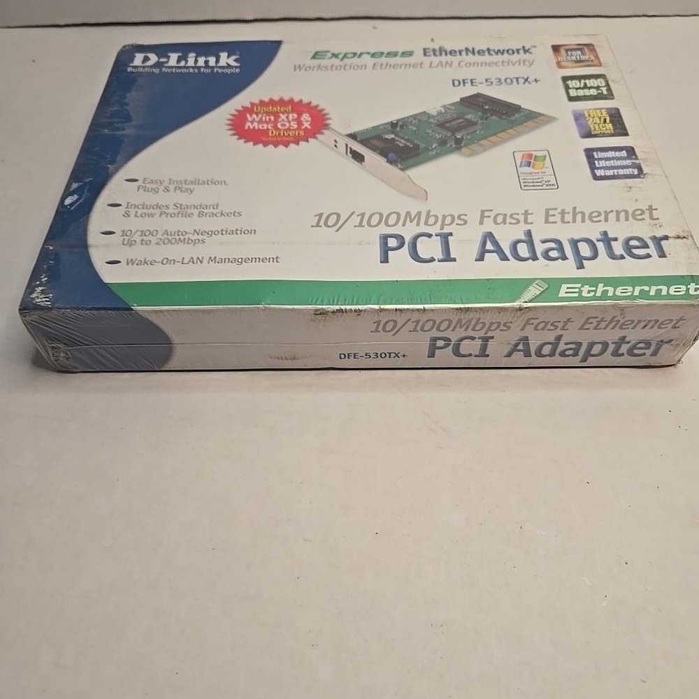D-Link DFE 530tx - network adapter (22643) Network Adapter NEW SEALED UNOPENED - Picture 5 of 5